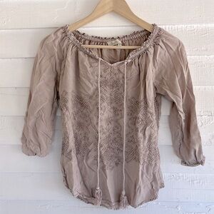 Solitude Peasant Top